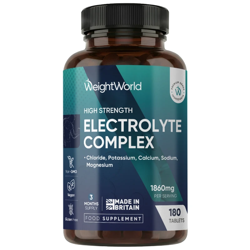 Electrolyte Complex Tablets | 930mg 180 Tablets | WeightWorld IE