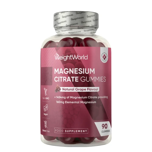 Magnesium Gummies -125mg Per Serving 90 Gummies