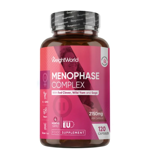 MenoPhase Complex with Wild Yam | 2150mg 120 Capsules | WeightWorld IE