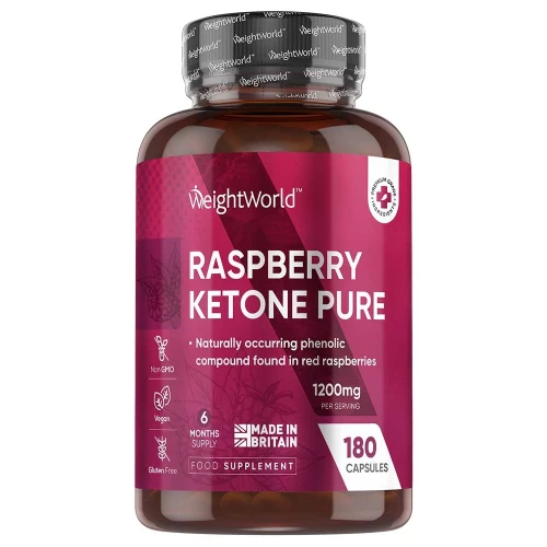 Raspberry Ketone Pure - 1200mg 180 Capsules