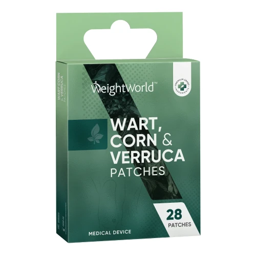 Wart Removal Patches - 28 Patches - Painless Wart, Verruca & Corn Removal for Hands & Feet