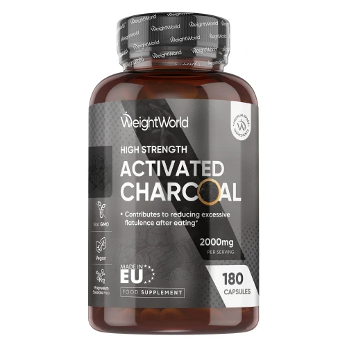 Activated Charcoal - 2000mg 180 capsules