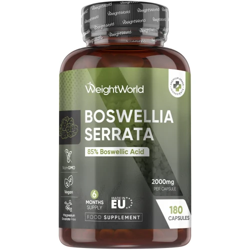 Boswellia Serrata | 2000mg 180 Capsules | WeightWorld IE