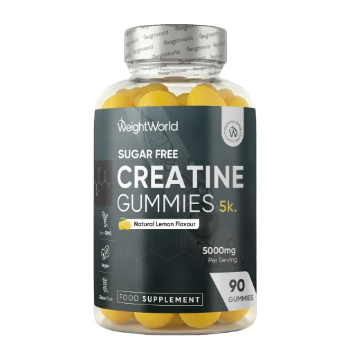Creatine Gummies | 3000mg 90 Lemon-Flavoured Gummies | WeightWorld