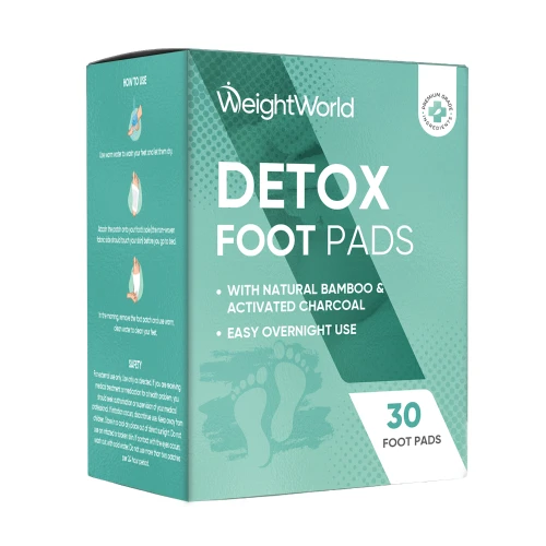 Detox Foot Pads With Bamboo | 30 Patches | WeightWorld IE