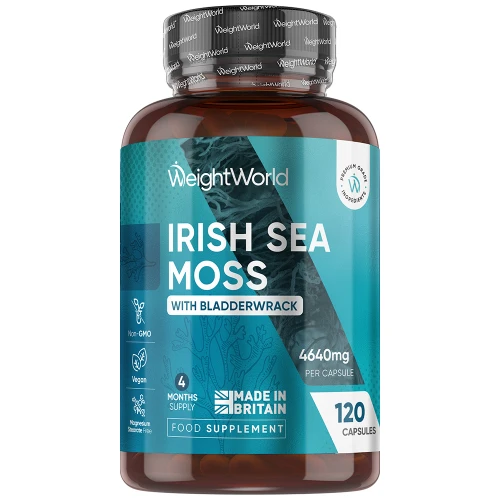 Irish Sea Moss | 4640mg 120 Capsules | WeightWorld IE
