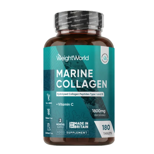 Marine Collagen Tablets | 1800mg 180 Tablets | WeightWorld IE