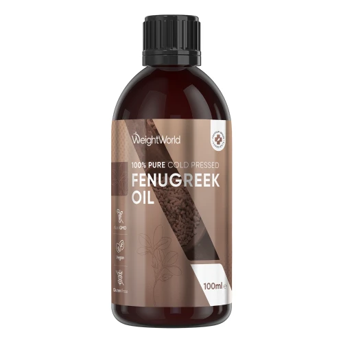 100% Pure Fenugreek Seed Oil  | 100ml Cold Pressed | WeightWorld