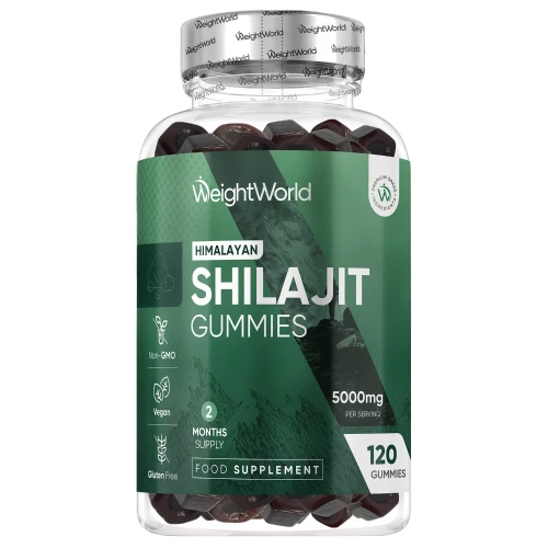 Pure Himalayan Shilajit Gummies | 5000mg 120 Gummies | WeightWorld IE