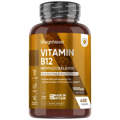 Vitamin B12 Methylcobalamin | 1000μg 450 Tablets | WeightWorld IE