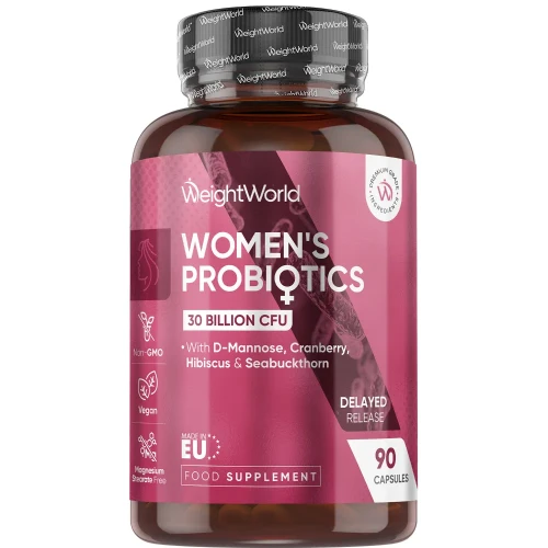 Women's Probiotics Capsules | 30 Billion CFU 90 Capsules | WeightWorld