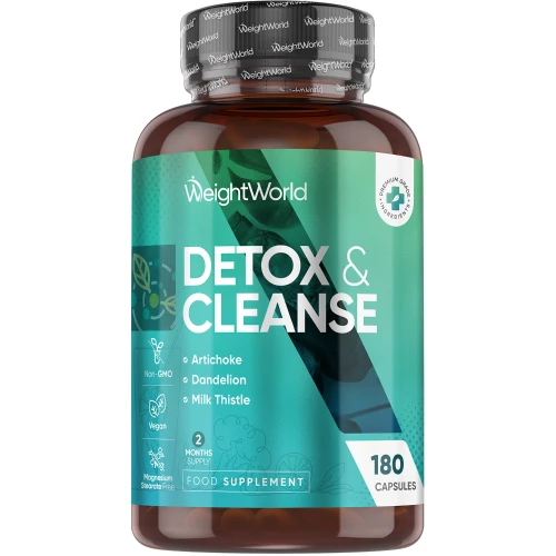9-in-1 Detox & Cleanse | 180 Capsules | WeightWorld IE