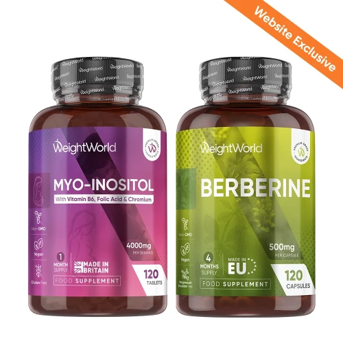Metabolism Support Combo | Berberine + Inositol | WeightWorld IE