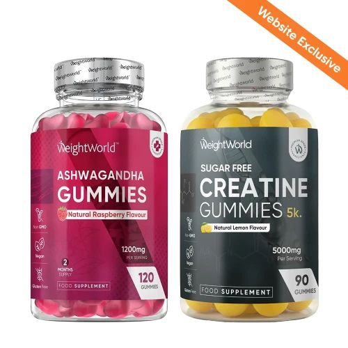 Power Up Gummy Duo | Ashwagandha & Creatine | WeightWorld IE