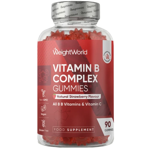 Vitamin B Complex 90 Gummies | 8 B Vitamins + Vitamin C | WeightWorld IE